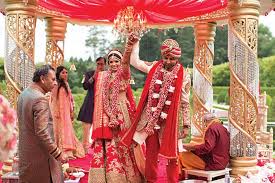 indian wedding in mandap
